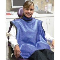 Blue Lead X-Ray Apron with Collar - 30273