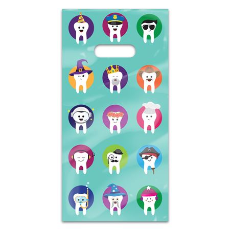 Character Teeth Patient Care Bags (100) - 11098100