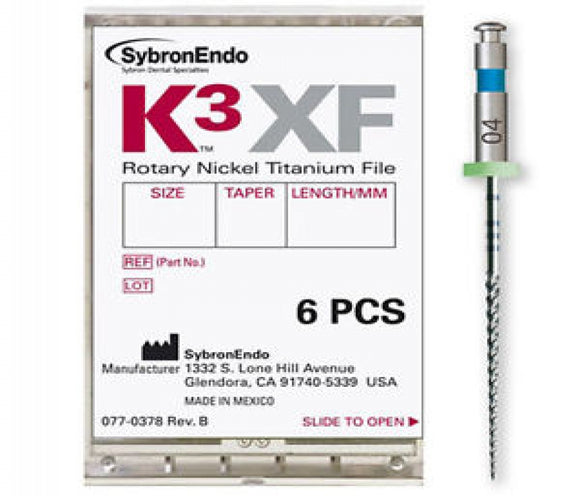 K3 XF Files - Nickel Titanium (Kerr)