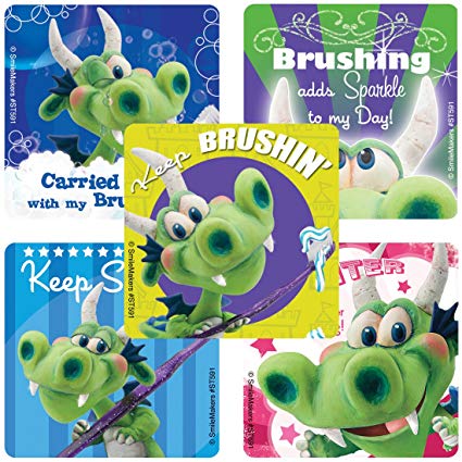 Dragon Brushing Stickers - ST591