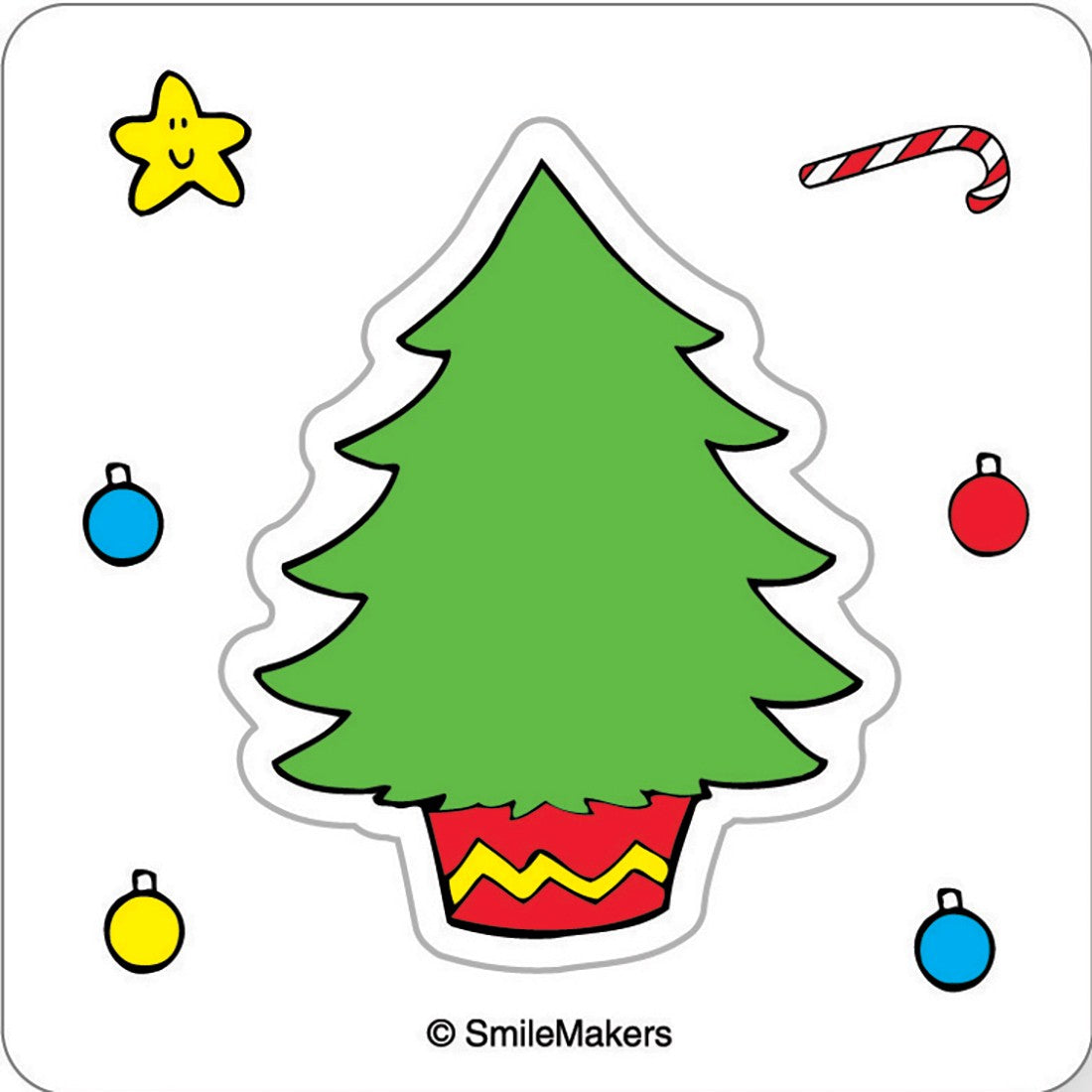 Make Your Own Christmas Tree Stickers - MYOX