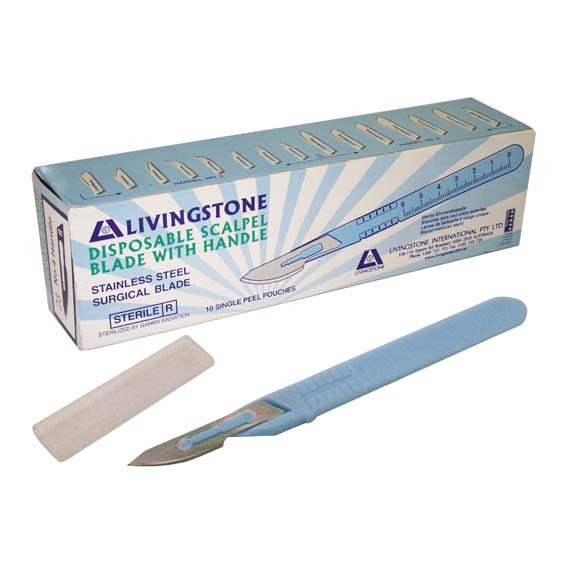 Disposable Scalpel Blade With Handle