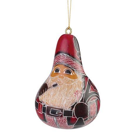 Santa Gourd Ornament - 9127310