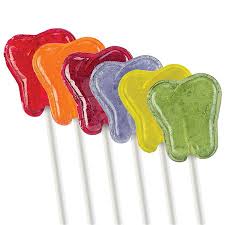 Tooth Shaped Fruit Lollipops-1047745 SUPER SPECIAL!!!