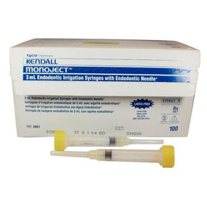 Monoject Endo Syringe With Needle (100) - 8881-513850